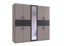 Drehtürenschrank >Taiga< 4 Schübe, 9...