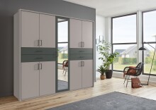 Drehtürenschrank >Taiga< 4 Schübe, 9...