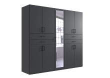 Drehtürenschrank >Taiga< 4 Schübe, 9...