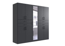 Drehtürenschrank >Taiga< 4 Schübe, 9...