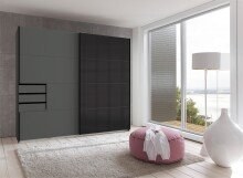 Schwebetürenschrank >Saigon< 3 Schübe, in...