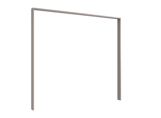 Passepartout >Saigon< für Kleiderschrank in SAHARAGRAU - 273x213x12cm (BxHxT)