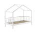 Hausbett >Buche Massiv< Rollrost, 90x200cm, Buche massiv weiß - 207,5x170x97,5 (BxHxT)