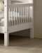 Hausbett >Buche Massiv< Rollrost, 90x200cm, Buche massiv weiß - 207,5x170x97,5 (BxHxT)