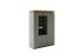Highboard >MONIZ< 2 Türen, LED, in Salbei grün/ Eichenfarben Dekor - 98x144x38 (BxHxT)