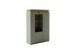 Highboard >MONIZ< 2 Türen, LED, in Salbei grün/ Eichenfarben Dekor - 98x144x38 (BxHxT)