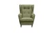 Ohrensessel >OSKAR< in olive - 78x102x98 (BxHxT)