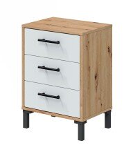 Bettrückwand >ENZO< in Nodi Eiche - 160x60x2,5...