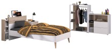 Jugendzimmer-Set >Aalborg 5< (5-teilig) in...