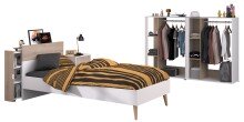 Jugendzimmer-Set >Aalborg 6< (5-teilig) in...