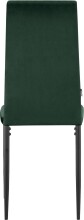 4-Fußstuhl >Maia< (2er-Set) in Grün, Samt/Metall - 42x98x53cm (BxHxT)