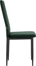 4-Fußstuhl >Maia< (2er-Set) in Grün, Samt/Metall - 42x98x53cm (BxHxT)