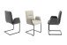 Freischwinger >DAX< (2er-Set) mit Armlehnen, in creme - 58x92x58 (BxHxT)