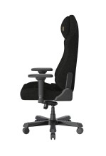 Gaming-Stuhl >DXRACER< in schwarz, Webstoff schwarz - 70x70cm (BxT)