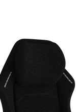 Gaming-Stuhl >DXRACER< in schwarz, Webstoff schwarz - 70x70cm (BxT)