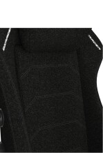 Gaming-Stuhl >DXRACER< in schwarz, Webstoff schwarz - 70x70cm (BxT)