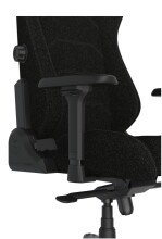 Gaming-Stuhl >DXRACER< in schwarz, Webstoff schwarz - 70x70cm (BxT)