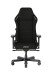 Gaming-Stuhl >DXRACER< in schwarz, Webstoff schwarz - 70x70cm (BxT)