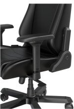 Gaming-Stuhl >DXRACER< bis 150kg, 4D Armlehnen, schwarz, EPU Bezug - 70x70cm (BxT)