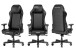 Gaming-Stuhl >DXRACER< bis 150kg, 4D Armlehnen, schwarz, EPU Bezug - 70x70cm (BxT)