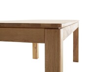 Esstisch >ETNA< FSC-Massiv-Holz, Ast-/Balkeneiche Wildeiche geölt - 160x77x90 (BxHxT)