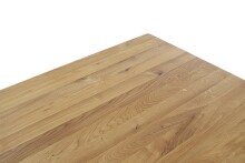 Kulissen-Esstisch >ETNA< ausziehbar, Ast-/Balkeneiche Wildeiche geölt - 160/240x77x90 (BxHxT)