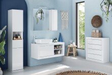 Badezimmerspiegelschrank >BASIC< LED-Beleuchtung,...