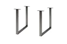 Tischgestell >TABLES< (2er-Set) U-Form, in Metall -...