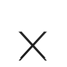 Tischgestell >TABLES< (2er-Set) X-Form, in schwarz,...