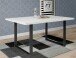 Tischplatte >TABLES< in Weiss - 160x3,8x90cm (BxHxT)