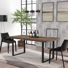 Tischplatte >TABLES< in Old- Wood Vintage Dekor - 180x3,8x90cm (BxHxT)