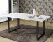 Tischplatte >TABLES< in Weiss - 180x3,8x90cm (BxHxT)
