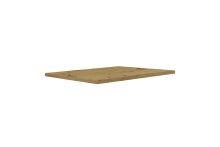 Esstisch >TABLES< Artisan Eiche Dekor, U-Gestell Rohstahl - 140x74,7x90cm (BxHxT)