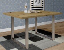 Esstisch >TABLES< Artisan Eiche Dekor, U-Gestell...