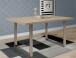 Esstisch >TABLES< Sonoma Eiche Dekor, U-Metallgestell rohstahl - 160x74,7x90cm (BxHxT)