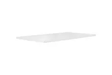 Esstisch >TABLES< in Weiss, U-Metallgestell schwarz...