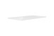 Esstisch >TABLES< in Weiss, U-Metallgestell schwarz - 160x74,7x90cm (BxHxT)