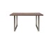 Esstisch >TABLES< Old - Wood Vintage, U-Metallgestell rohstahl - 160x74,7x90cm (BxHxT)