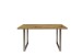 Esstisch >TABLES< Artisan Eiche Dekor, U-Metallgestell rohstahl - 160x74,7x90cm (BxHxT)