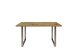 Esstisch >TABLES< Artisan Eiche Dekor, U-Metallgestell rohstahl - 160x74,7x90cm (BxHxT)