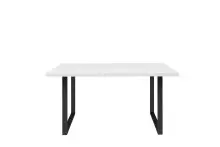 Esstisch >TABLES< in Weiss, schwarze...
