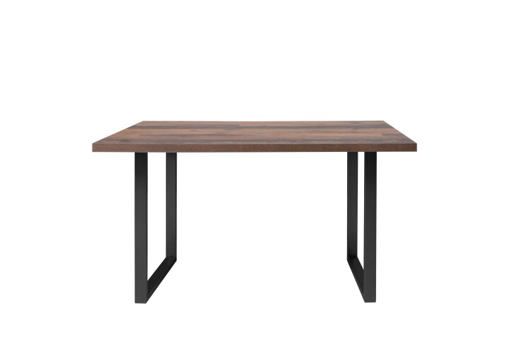 Esstisch >TABLES< in Old – Wood Vintage, U-Metallfüße schwarz - 140x74,7x90cm (BxHxT)