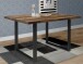 Esstisch >TABLES< in Old – Wood Vintage, U-Metallfüße schwarz - 140x74,7x90cm (BxHxT)