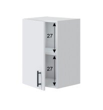 Küchen-Set >KIRA< in Weiß glänzend (Türen und Schublandenfront)