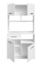 Buffet >Uno 11< 4 Türen, 1 Schublade, in Weiss - 90x177x42cm (BxHxT)