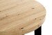 Beistelltisch >54465< in eiche, schwarz, MDF, Metall - 46x50cm (HxD)