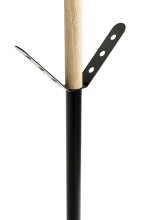 Garderobenständer >54593< in natur, schwarz - 179x37 (HxD)