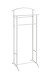 Herrendiener >55303< in weiß, Stahlrohr - 48x107x36cm (BxHxT)