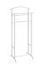 Herrendiener >55303< in weiß, Stahlrohr - 48x107x36cm (BxHxT)