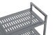 Schuhregal >55816< in anthrazit, Metall - 73x90x25cm (BxHxT)